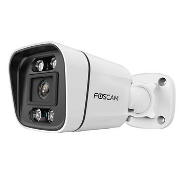Foscam FN9108E-B4-2T 8-Kanal 3K 5 MP PoE Videoüberwachungsset mit 4x Überwachungskamera (5-tlg., 1x Foscam FN9108E NVR mit 2 TB HDD, 4x Foscam V5EP Überwachungskamera, Plug & Play, PoE (Power-over-Ethernet), Zwei-Wege-Audio und Alarmsirene)