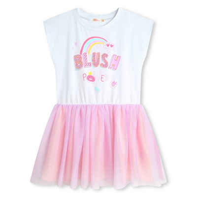 Billieblush Tüllkleid Billieblush Sommer Tüllkleid weiss rosa Blush Power ärmellos