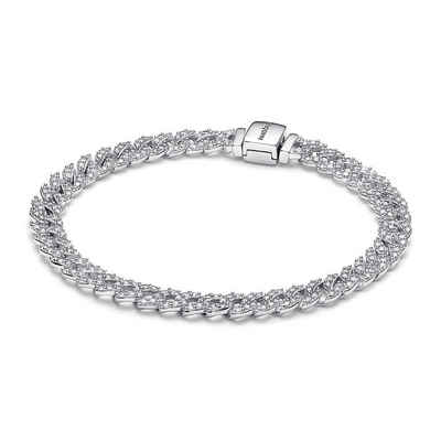 Pandora Gliederarmband Gliederarmband für Damen Timeless Pavé, Sterlingsilber von PANDORA