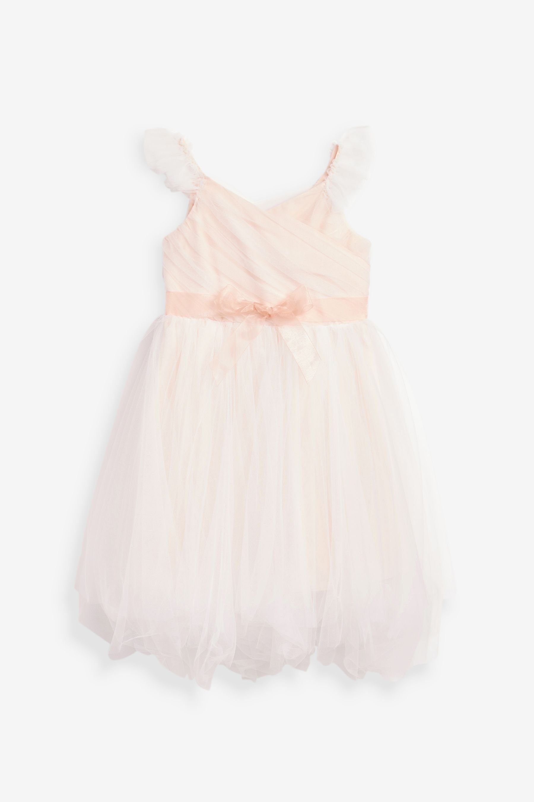 Next Partykleid Brautjungfernkleid mit Tüll (1-tlg) Blush Pink