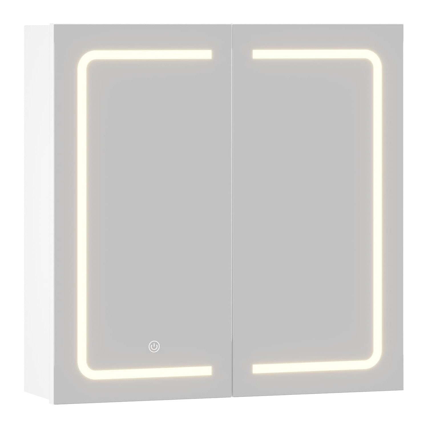 MSMASK Spiegelschrank mit LED-Beleuchteter Flexibler Stauraumoption günstig online kaufen