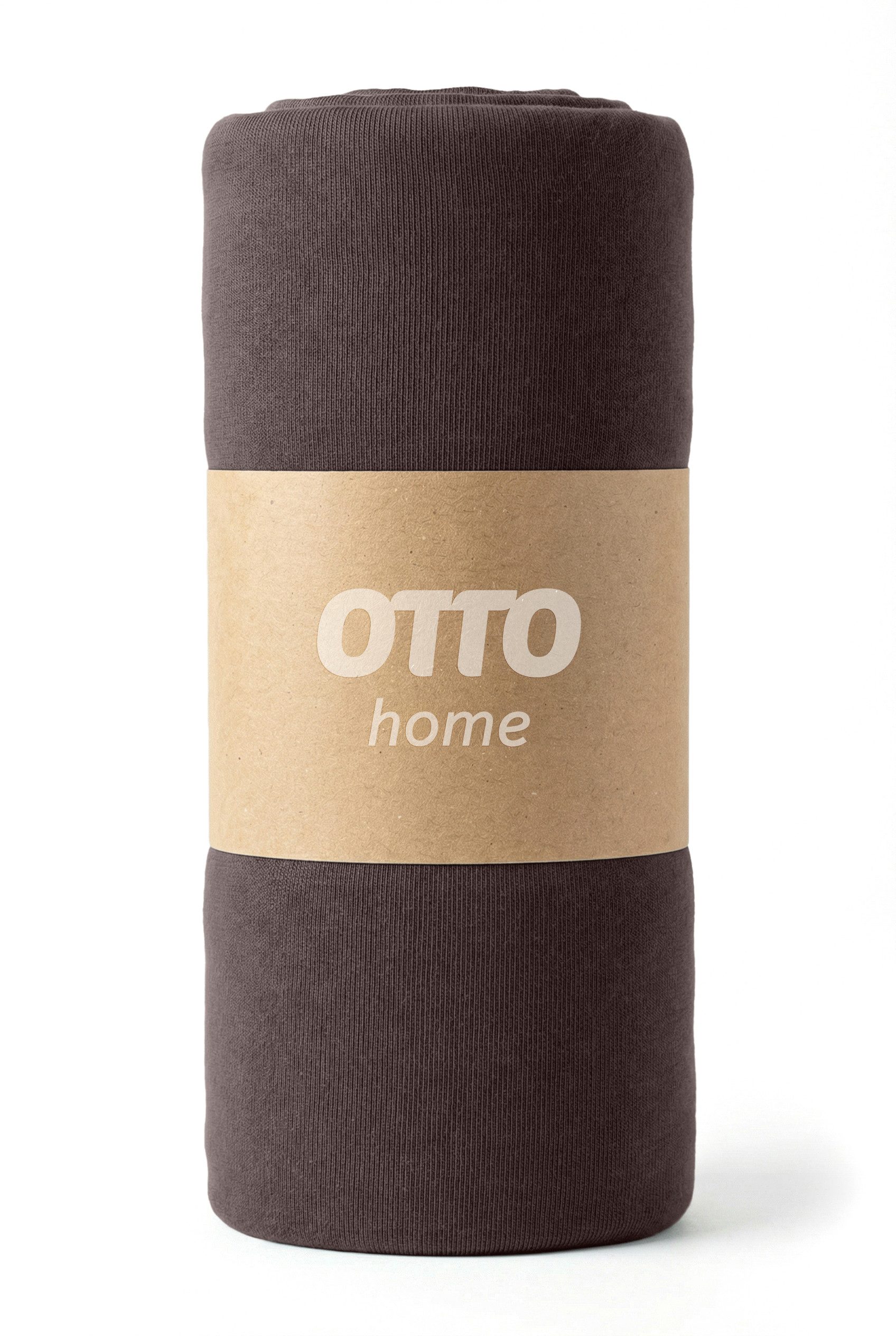 OTTO home Spannbettlaken PHYSALIS 100% Baumwolle, Jersey, Gummizug: rundum, (1 Stück), für Matratzen bis 18 cm Höhe, Bettlaken, Spannbetttuch, pflegeleicht