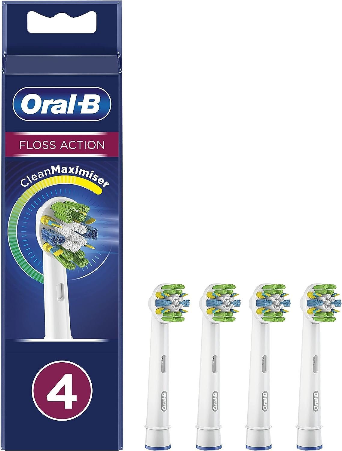 Oral-B Щетки Tiefenreinigung Floss Action - Clean Maximiser 4er Pack