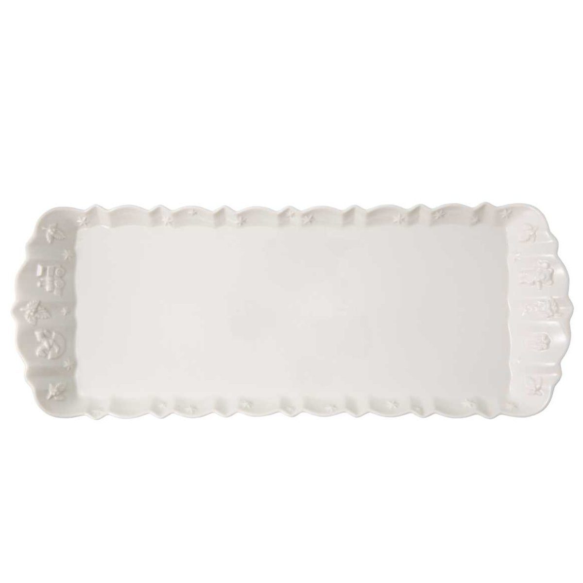 Villeroy & Boch Kuchenplatte Toy's Delight Royal Classic Weihnachtsgeschirr, Porzellan, 40x16 cm