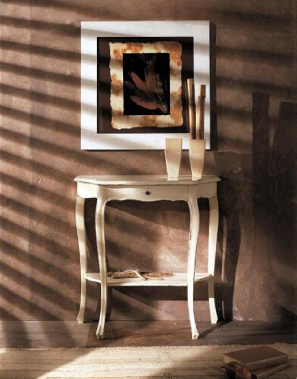 JVmoebel Konsolentisch Möbel Holzkonsole Beistell Italienische Konsole Tisch Konsolen Tische