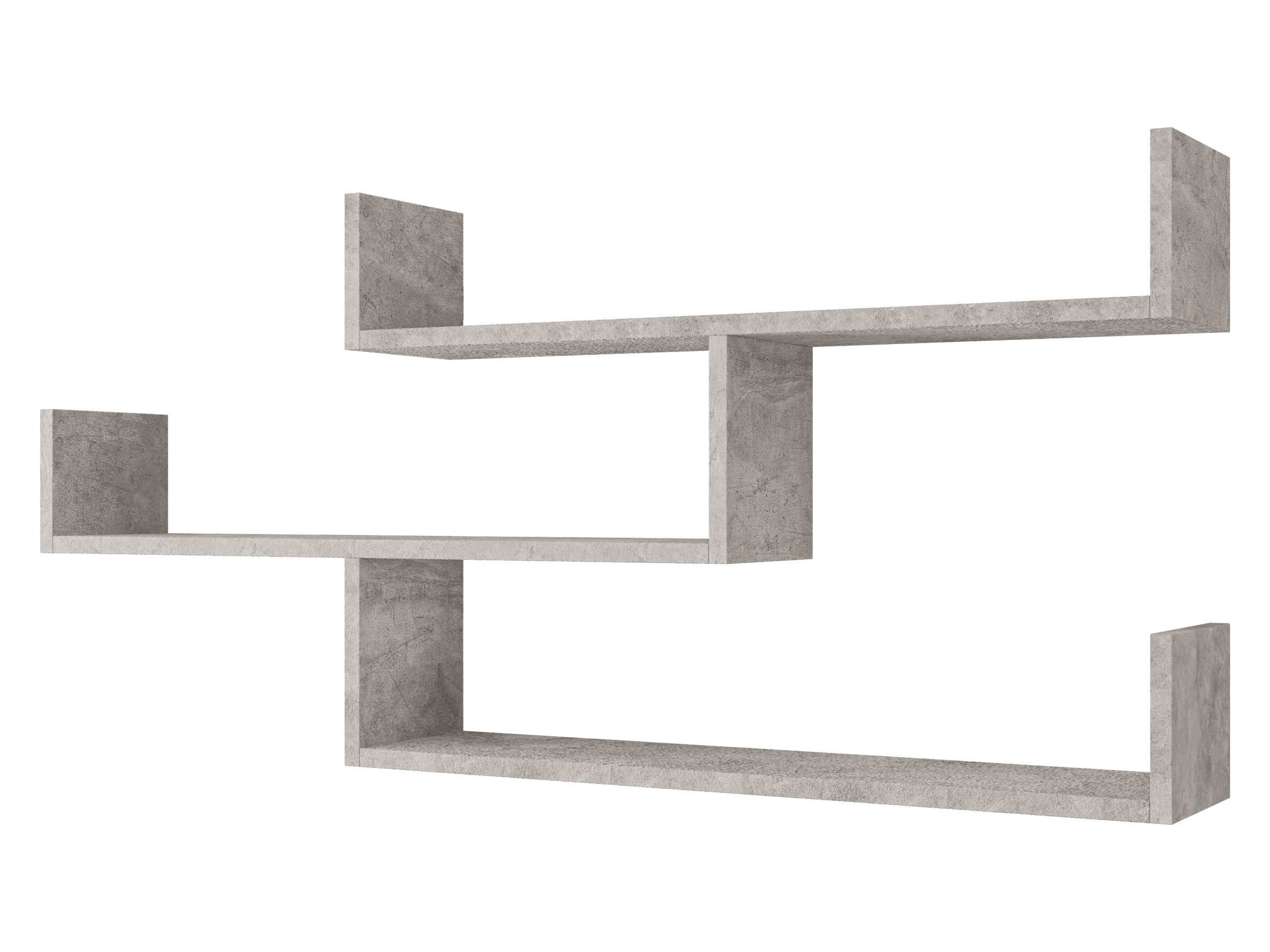 MIRJAN24 Wandregal Trio 003, 119x18x55 cm, mit Haken zum Aufhängen