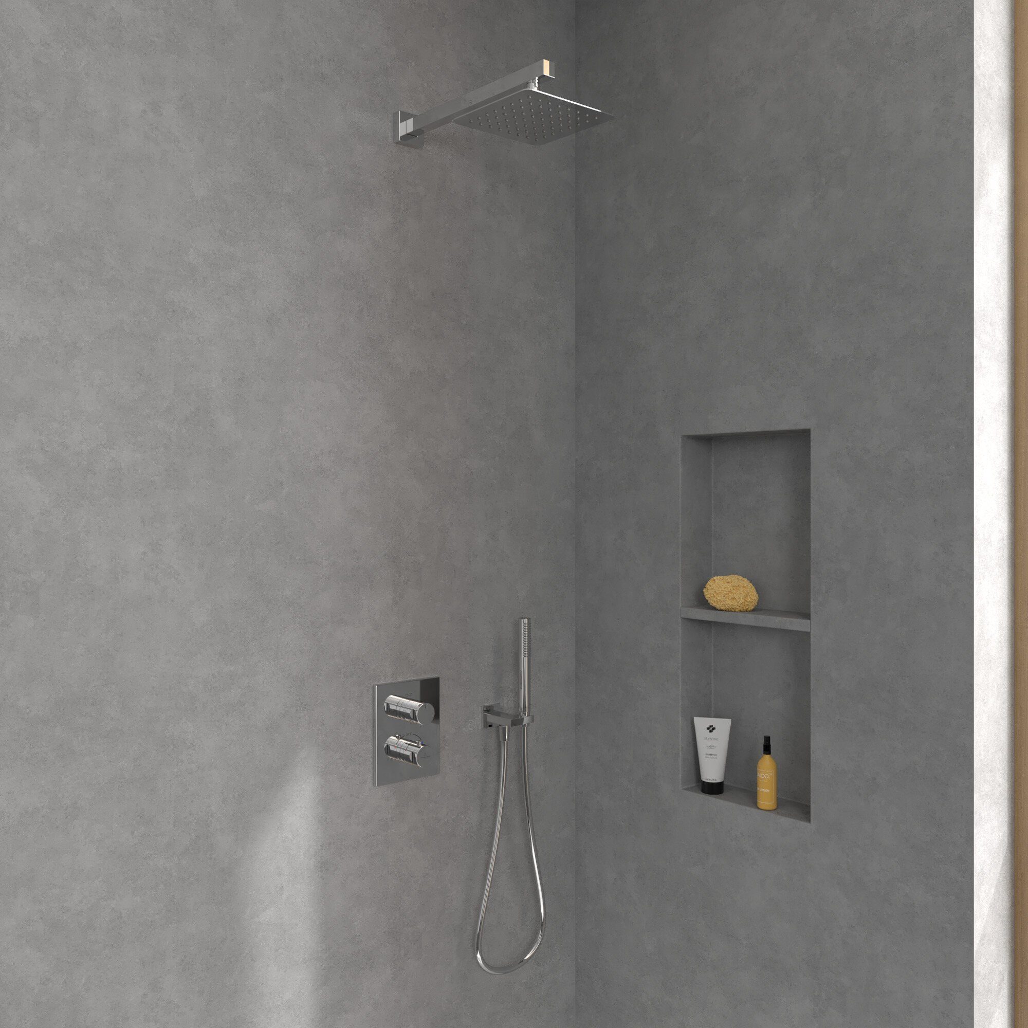 Villeroy & Boch Regenduschkopf Universal Showers, Regenbrause 200 x 200 mm