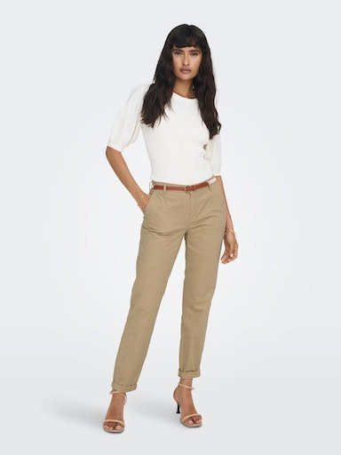 PNT ONLBIANA ONLY Chinohose CC BELT Nomad COTTON CHINO