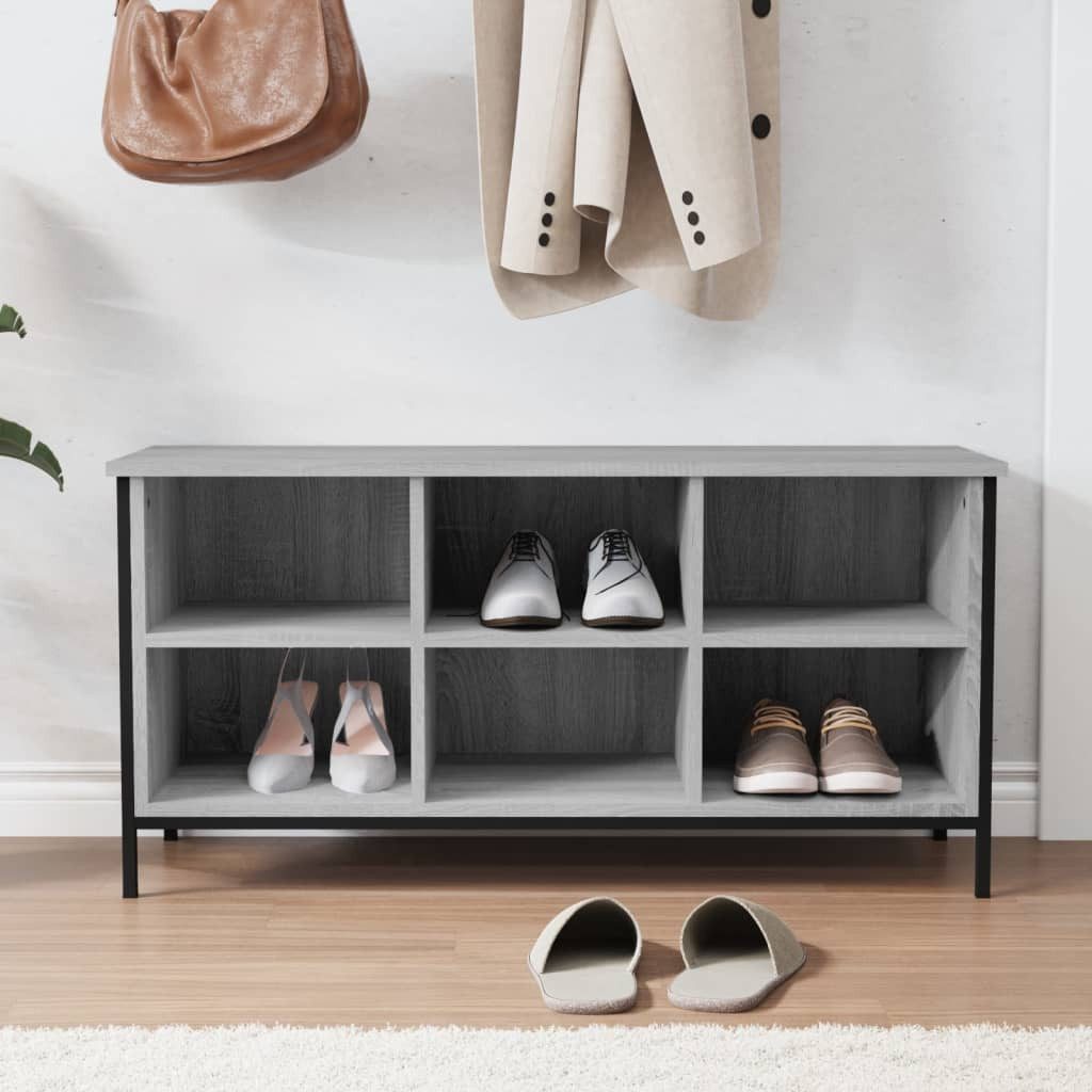 vidaXL Schuhregal Schuhregal Grau Sonoma 100x35x50 günstig online kaufen
