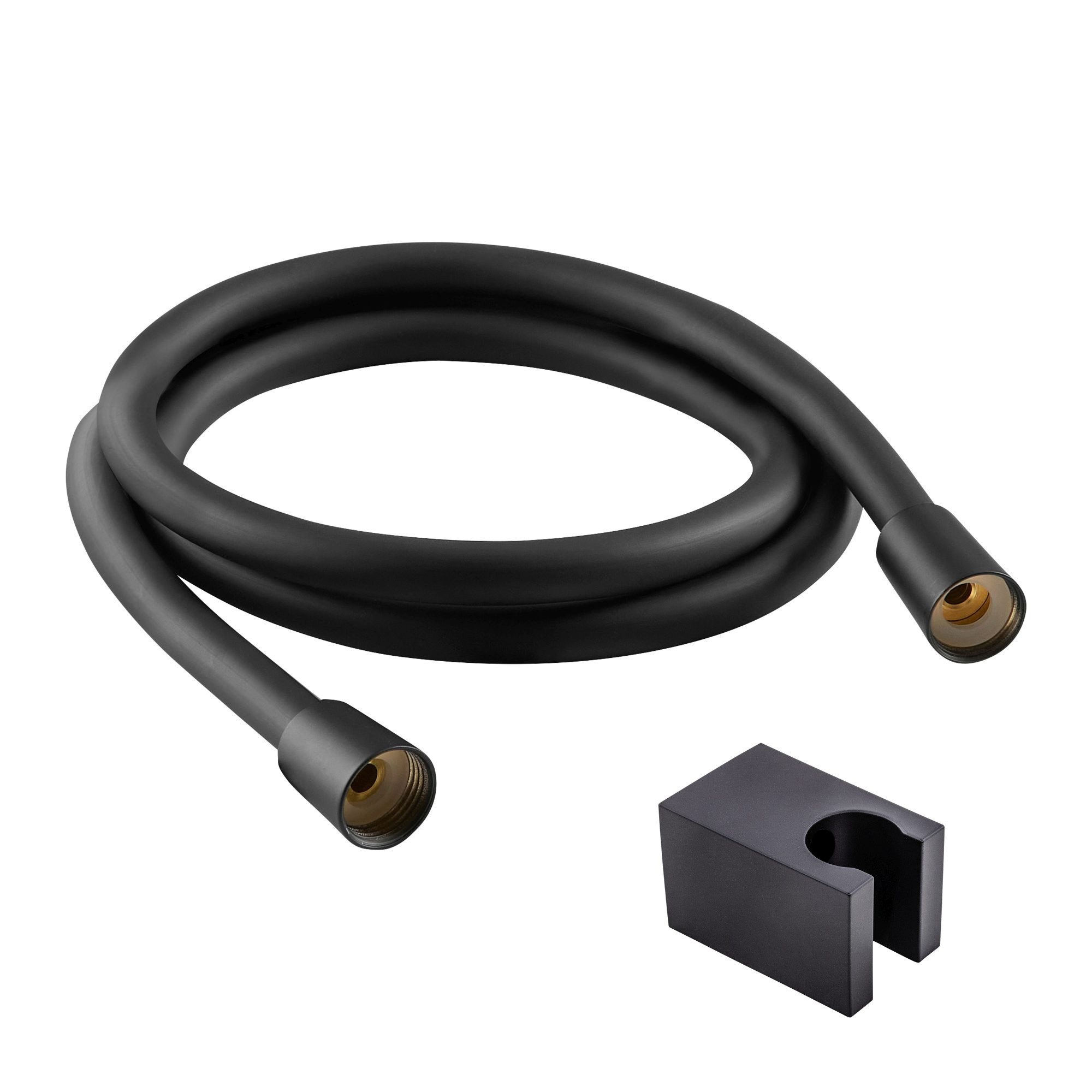 SCHÖNER WOHNEN-Kollektion Brauseschlauch TESKO, Mattschwarz, Duschschlauch 1,75 m, Schlauch knickfest für Duschkopf