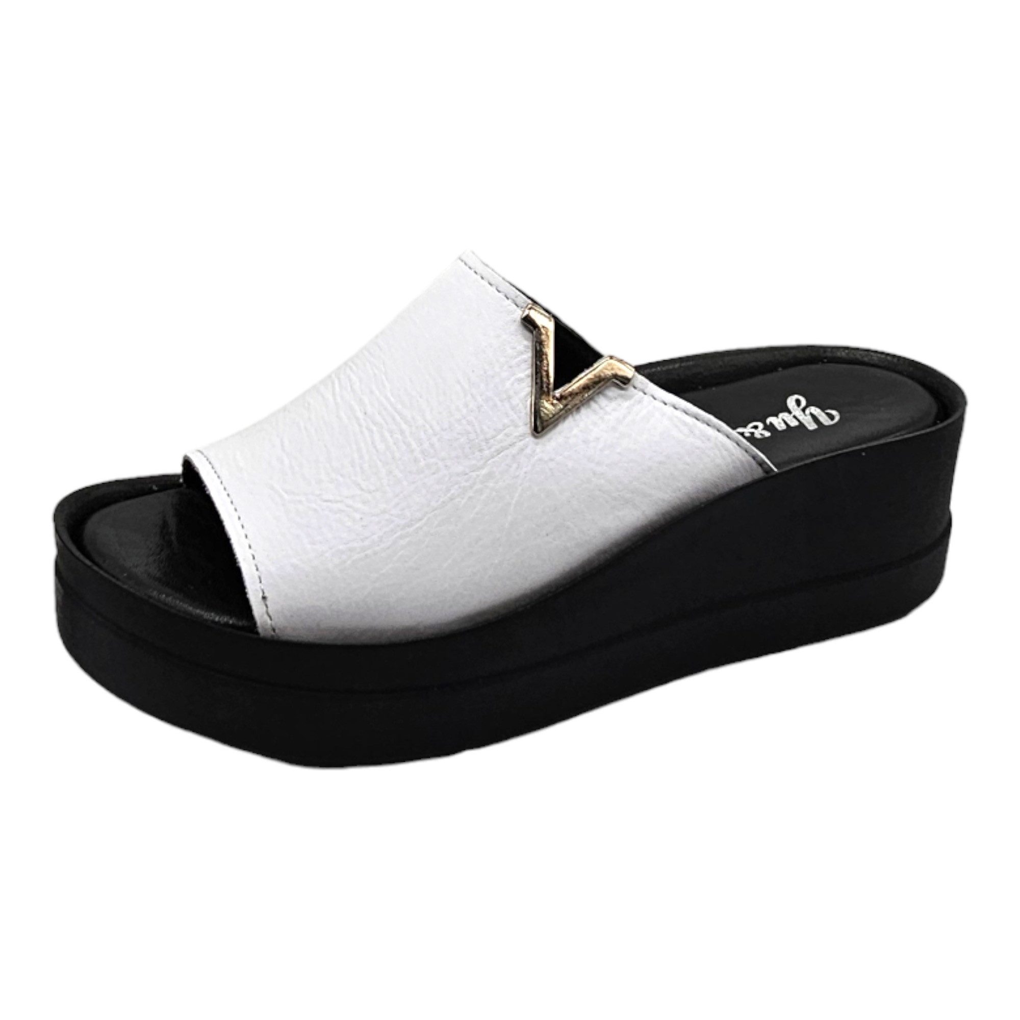 Yu&Luk Pantolette Sommerschuh, Schlappen, Plateau, Sandale günstig online kaufen