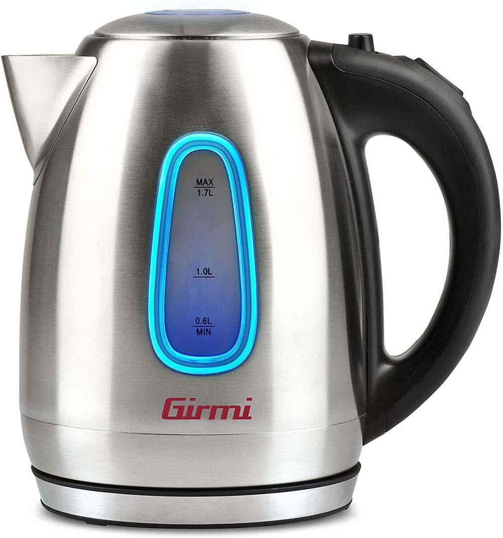 Girmi Wasserkocher BL30 Wasserkocher 1.7 Liter Gehäuse aus Edelstahl Küche