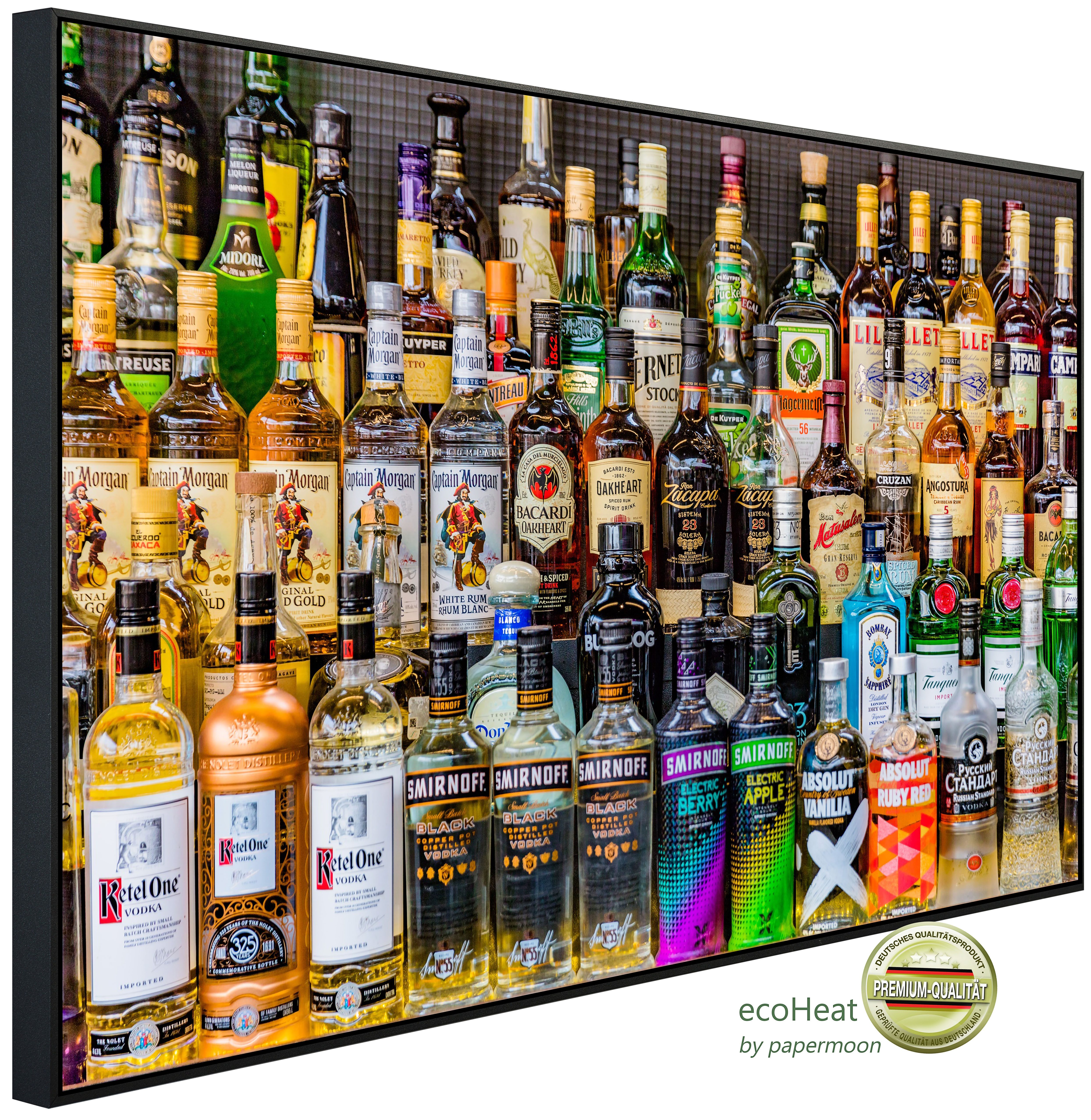 Papermoon Infrarotheizung INFRAROT-BILD-HEIZUNG, Alkohole, TÜV-Rheinland/GS zertifiziert, angenehme Strahlungswärme