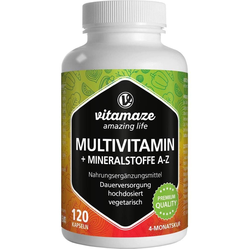 Vitamaze MULTIVITAMIN KAPSELN hochdosiert Kapseln, 120 St.
