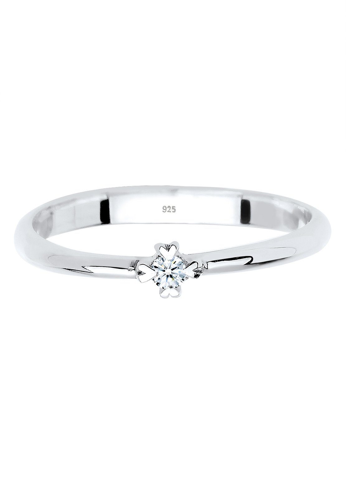 Elli DIAMONDS Verlobungsring Solitär Verlobung Diamant 0.03 ct. 925 Silber günstig online kaufen