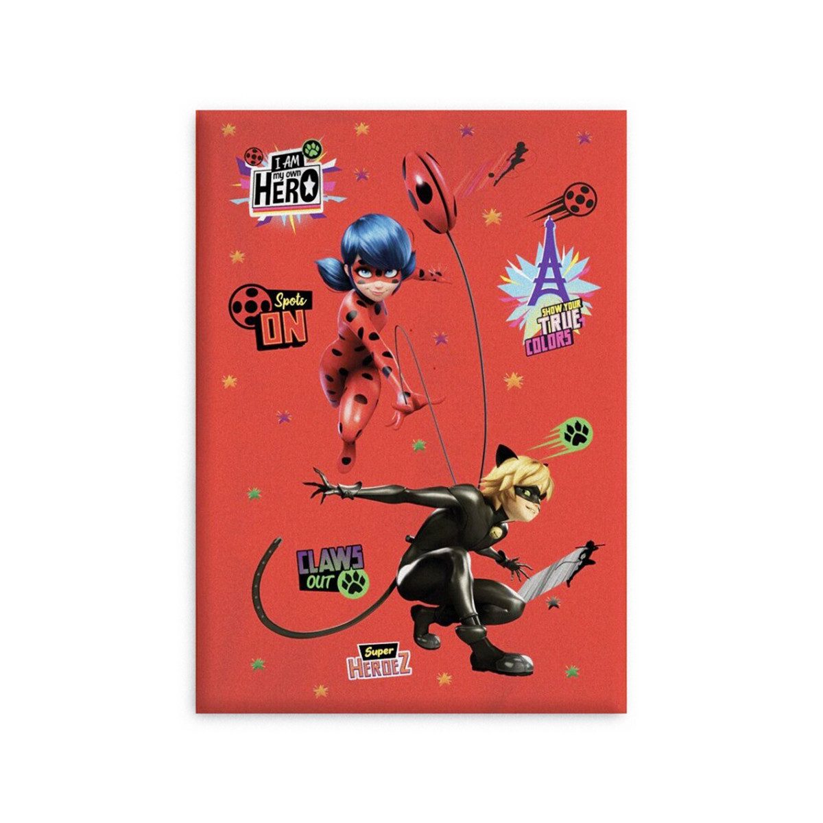 Wohndecke Miraculous Ladybug Polar Fleece Decke 100x140 cm – Weich, Aymax sprl