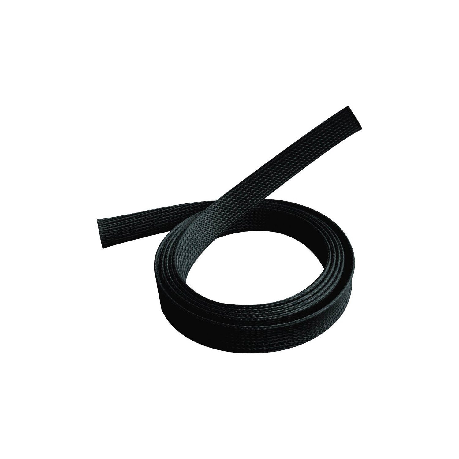 PureMounts Geflechtschlauch PureMounts® - Kabelschlauch PM-ZCCS-SOCKS-20B Polyester 1,80m Schwarz