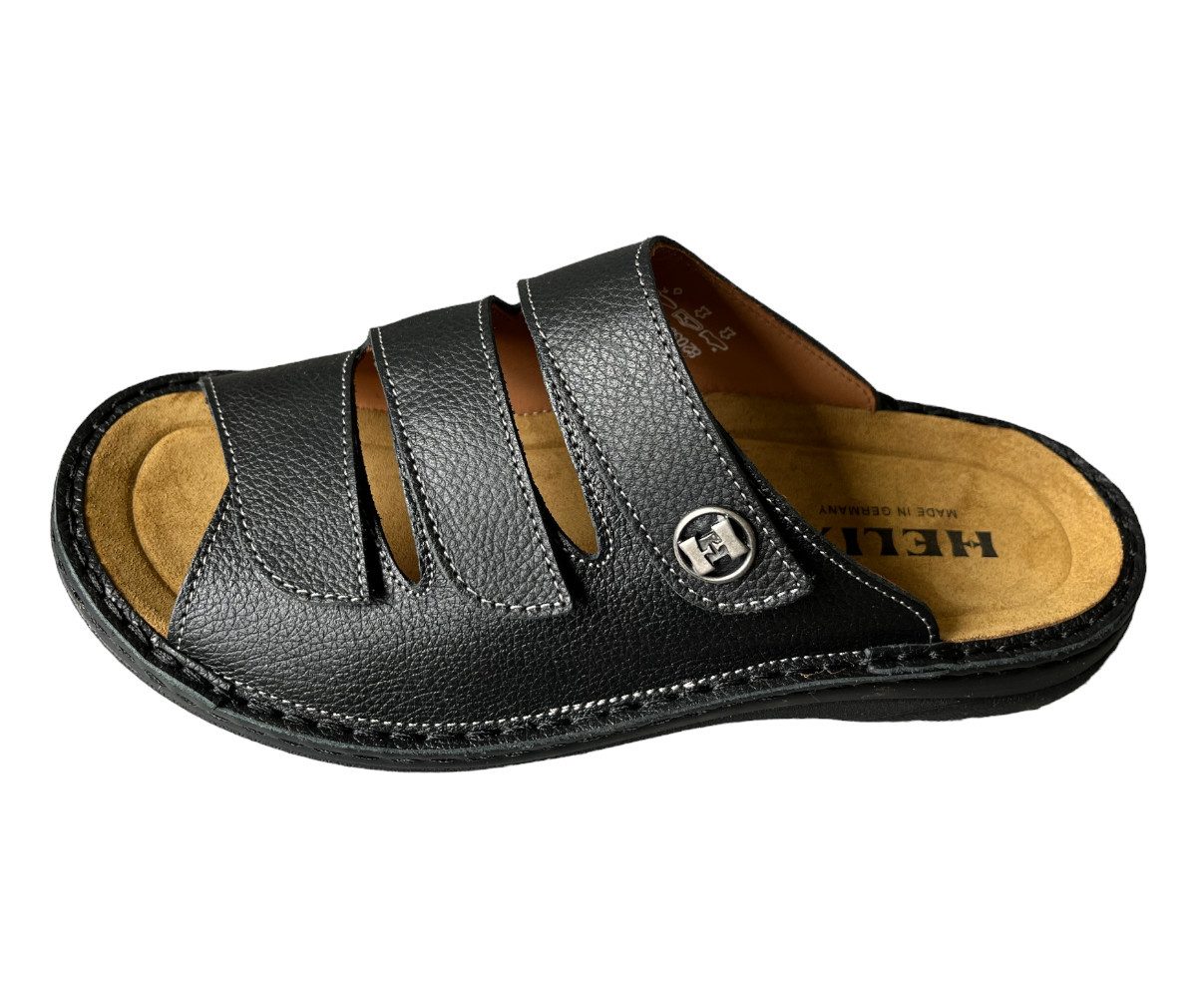 STARWALKER by HELIX Herren Komfort Pantolette 82033-31 schwarz Pantolette
