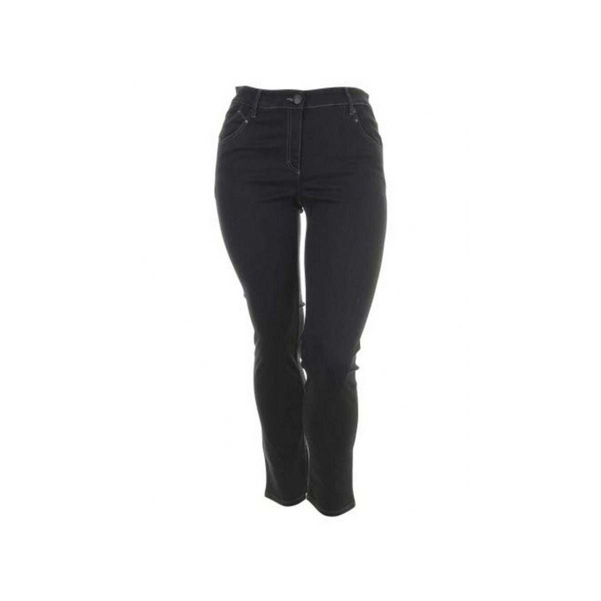 Zerres 5-Pocket-Jeans schwarz (1-tlg)