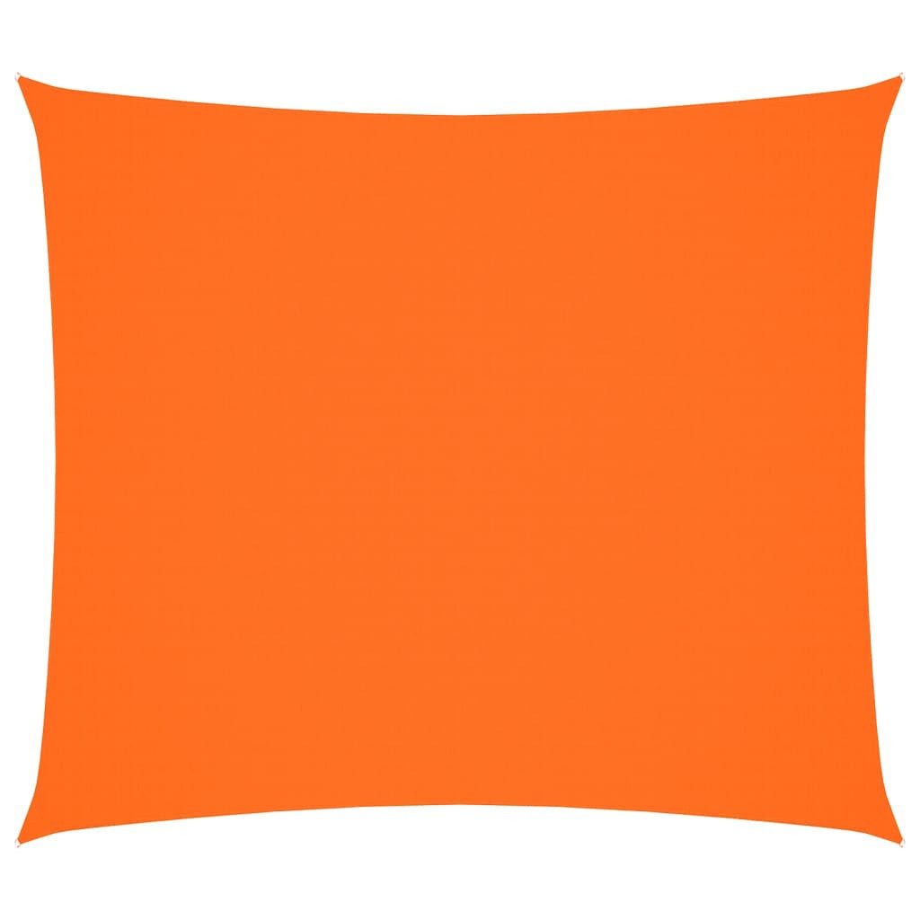 vidaXL Sonnensegel Sonnensegel Oxford-Gewebe Rechteckig 2,5x3 m Orange, (1-tlg)