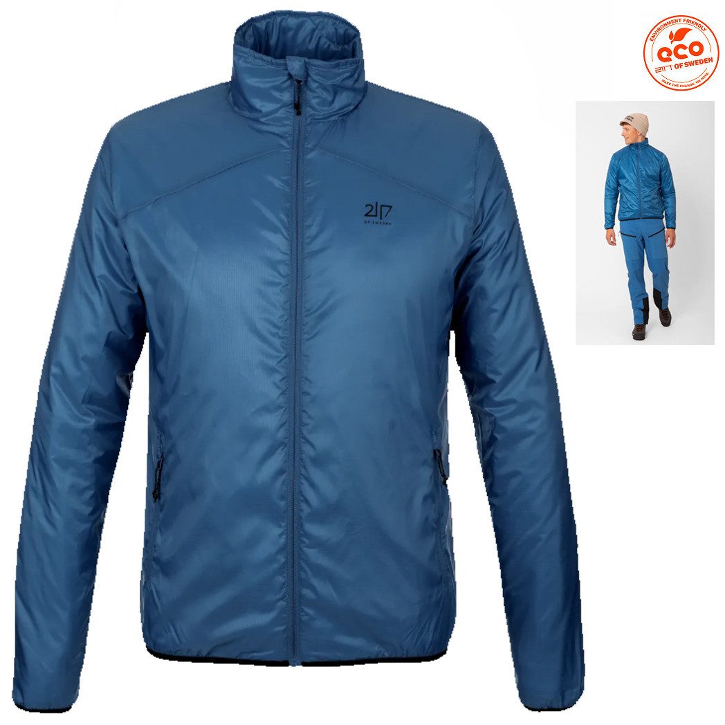 2117 of Sweden Hardshelljacke 2117 OF SWEDEN - Porjus Merino Hybridjacke Herren, blau