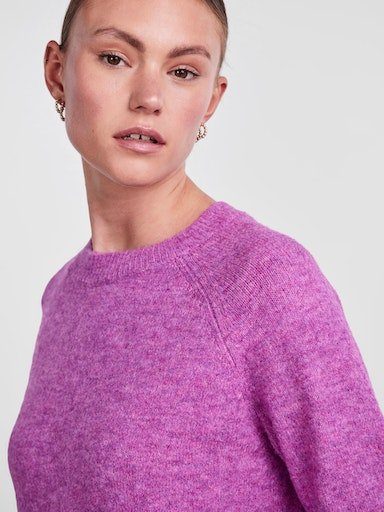 pieces LS Orchid PCJULIANA KNIT BC Strickpullover NOOS Radiant O-NECK