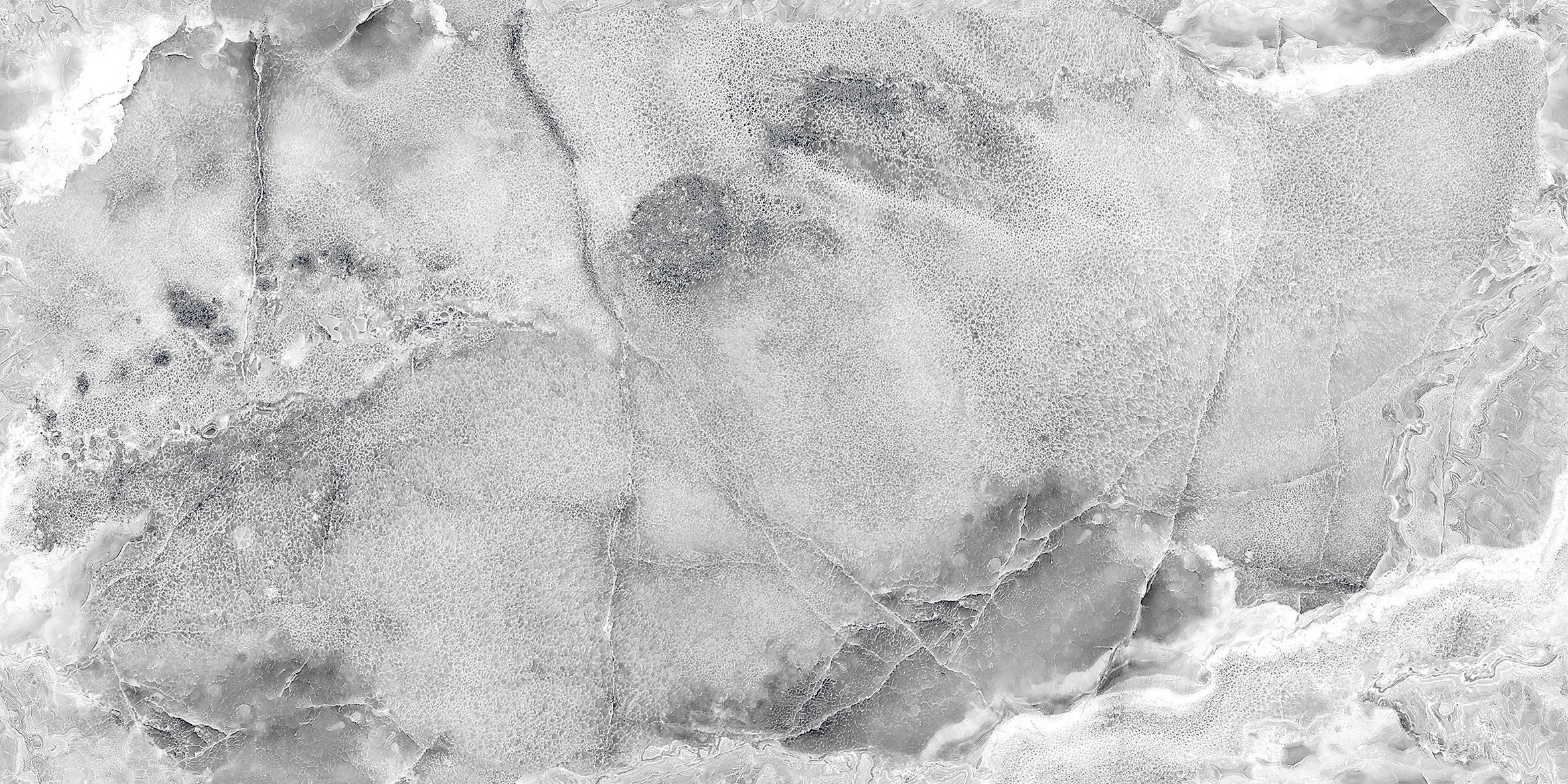 Wandfliese 1 Paket (1,44 m) Fliesen ONYX SKY GREY (60 × 120 cm), poliert, grau, Küchenfliesen Badfliesen Steinoptik Marmoroptik grau