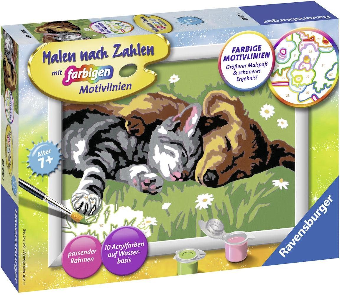 Ravensburger Malen nach Zahlen Tiefer Schlaf, Made in Europe