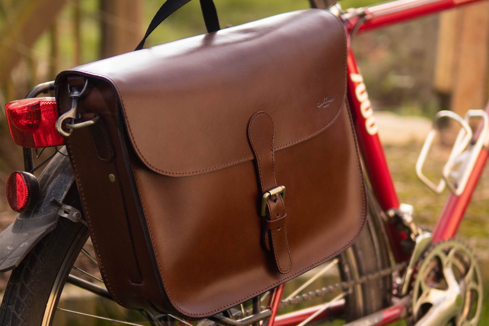 Gusti Leder Fahrradtasche Tom S.