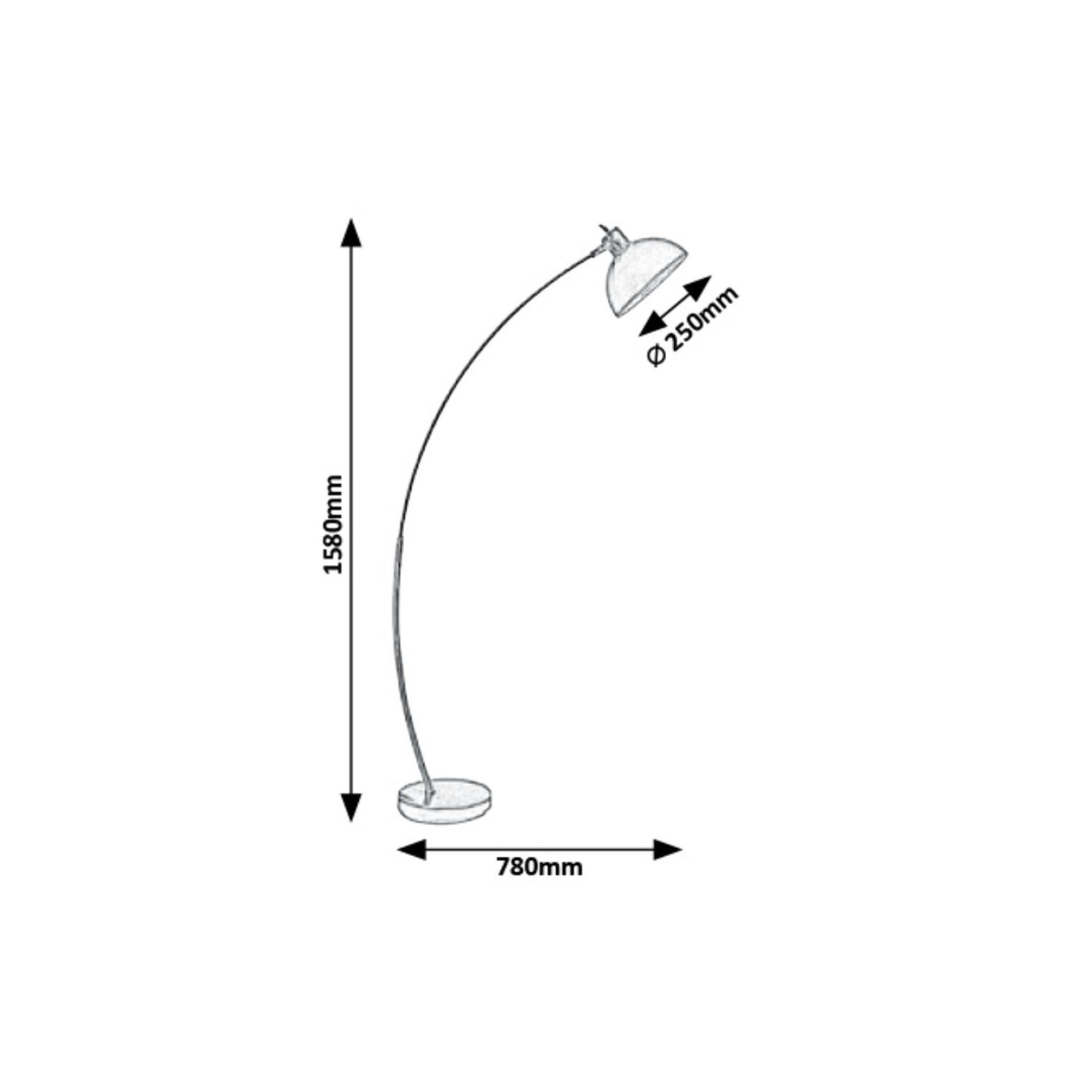 Rabalux Stehlampe, Otto,Stehleuchte,E27 MAX 60W günstig online kaufen