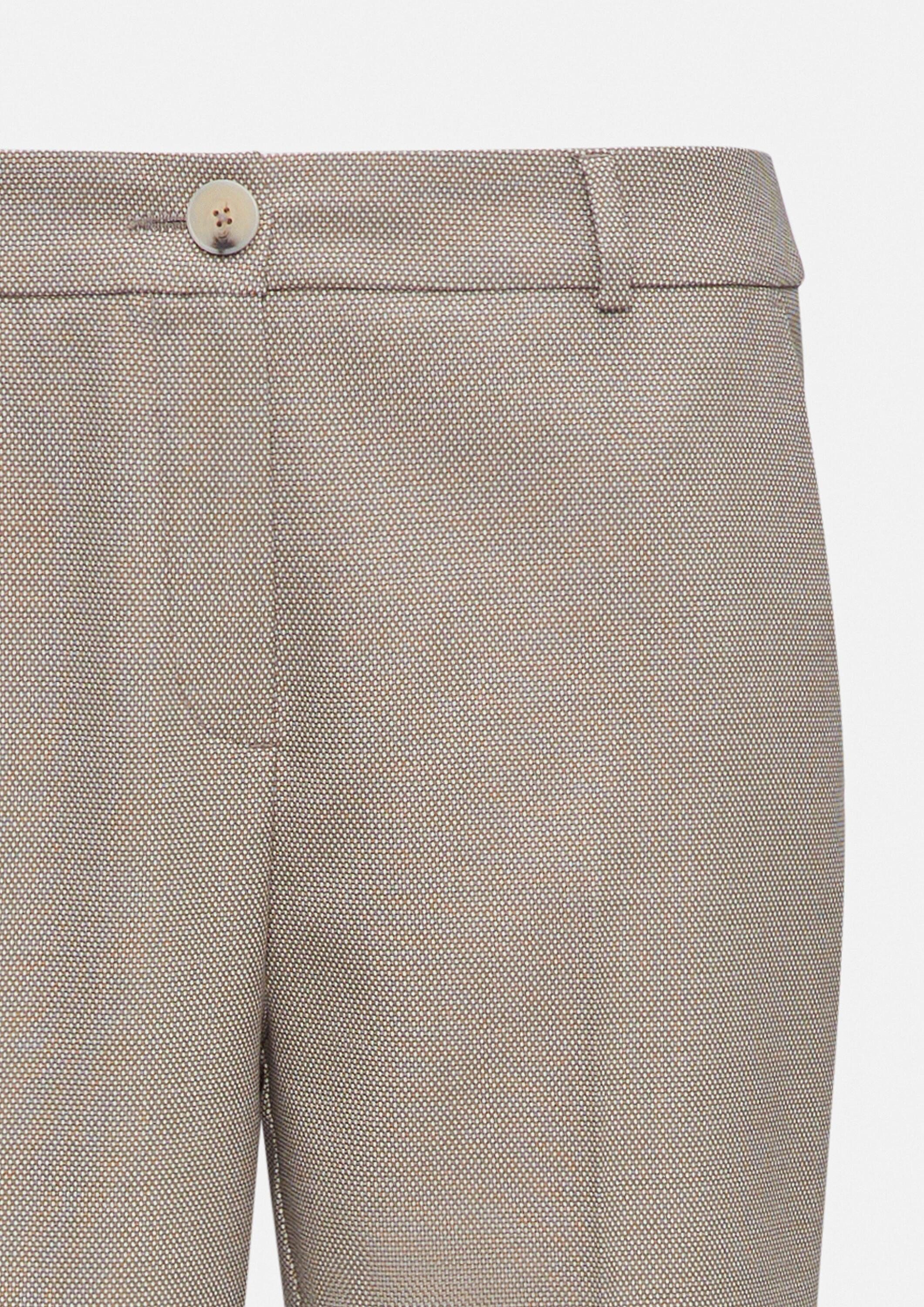 comma 7/8-Hose Hose Strukturierte Hose mit Formbund in Ankle-Länge