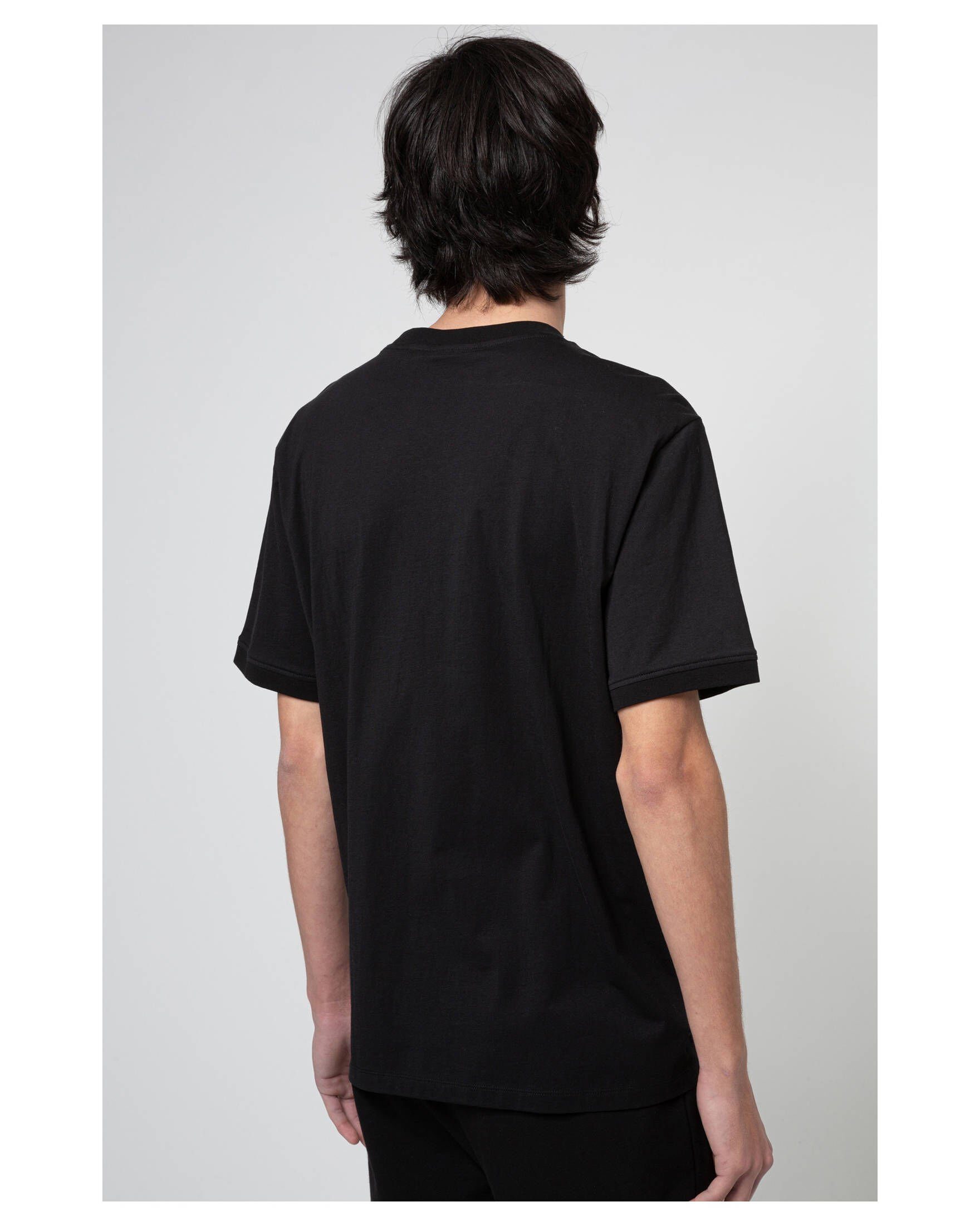 T-Shirt Herren (1-tlg) DIRAGOLINO212 schwarz (200) T-Shirt HUGO