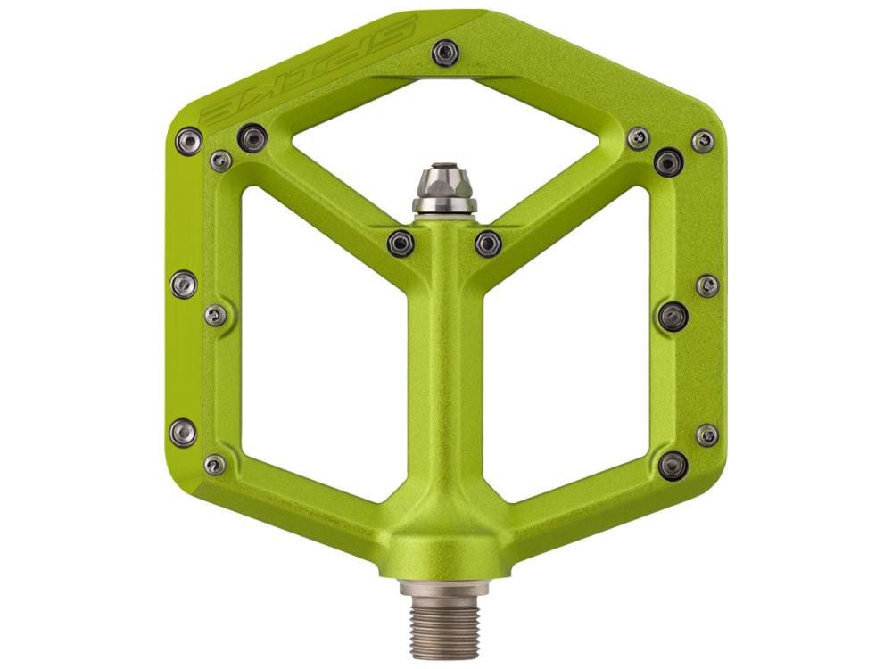 SPANK Plattformpedale Spank Spike Reboot flat pedal green