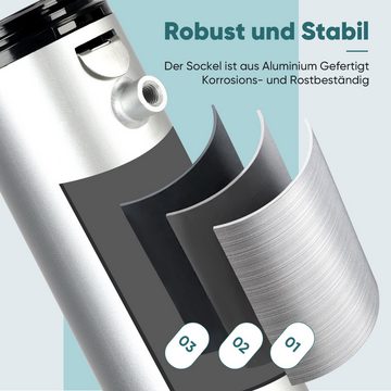 Sekey Schirmhalter Aluminium Sonnenschirmständer für Wäscheständer Gartenschirm Groß, für Stöcke bis Ø 52 mm