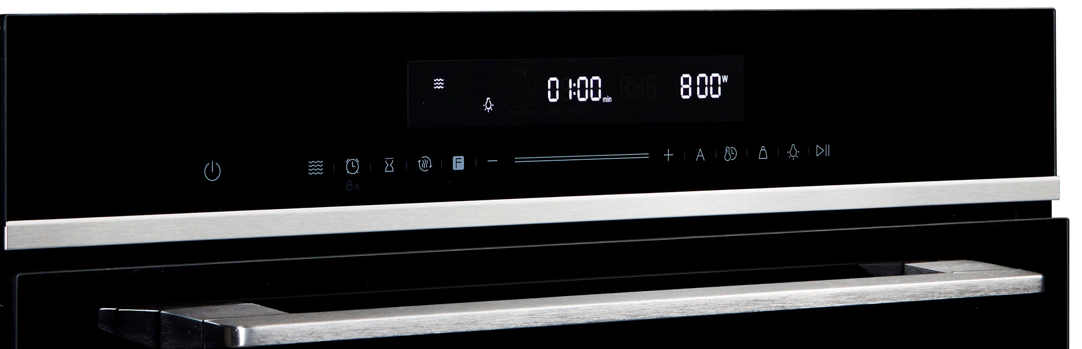 Hanseatic Backofen mit Mikrowelle 7NF30T0-E111E, Praktische Mikrowellen-Funktion: Für schnelles Aufwärmen