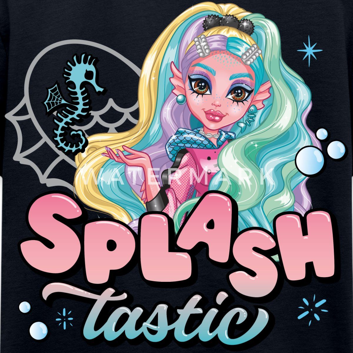 Spreadshirt T-Shirt Monster High™ Lagoona Blue Splashtastic Kinder Premium T-Shirt (1-tlg)