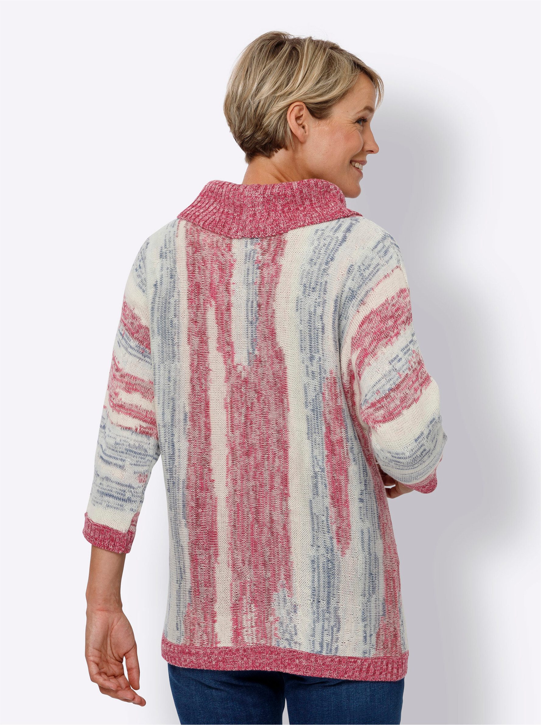 Sieh an! Strickpullover Rollkragenpullover .