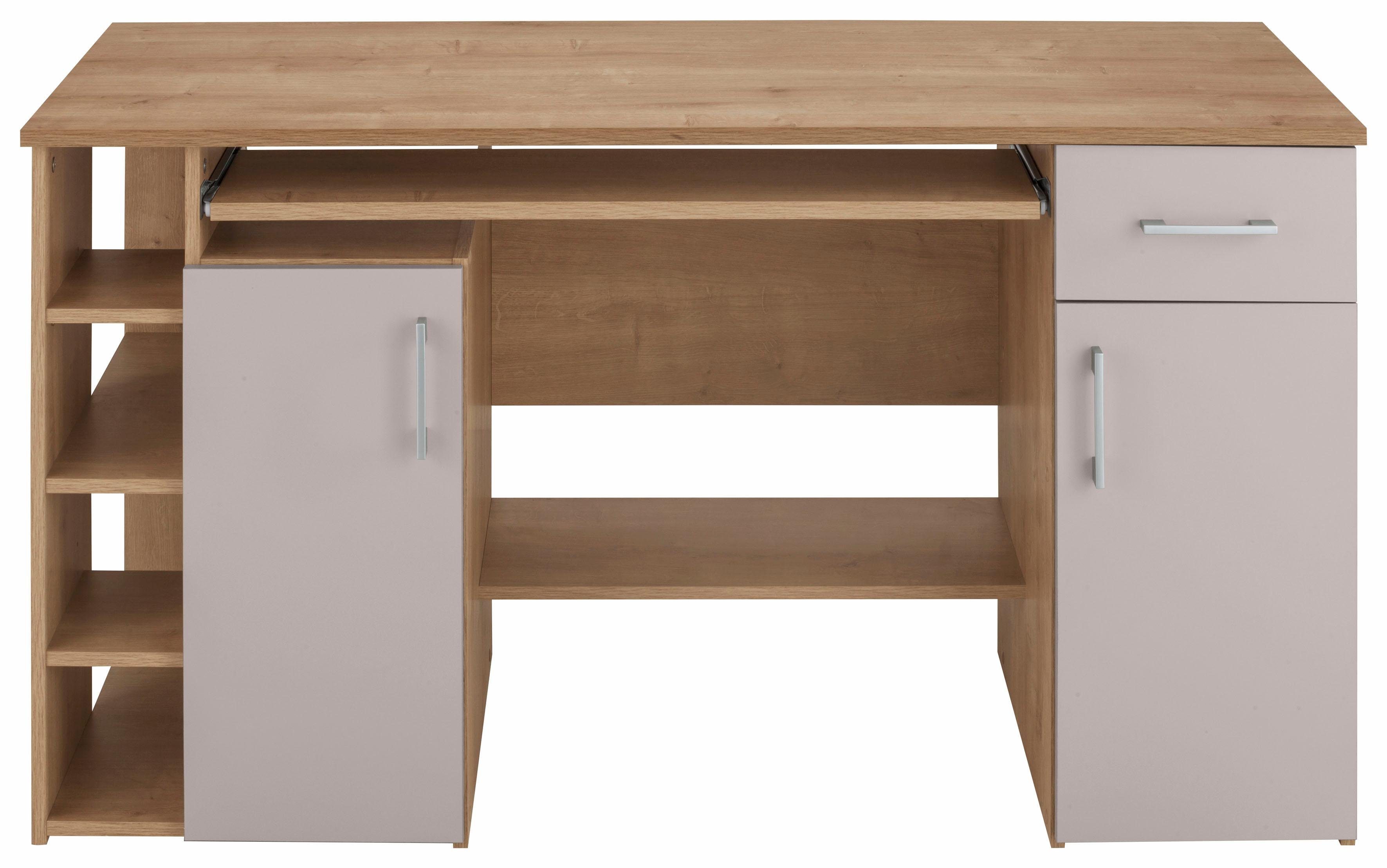 VOGL Möbelfabrik Schreibtisch Tim mit seitlich offenen Fächern & Tastaturau günstig online kaufen