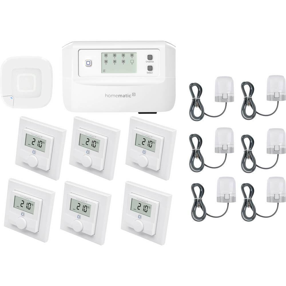 Homematic IP Starterkit Fußbodenheizung Smart-Home Starter-Set