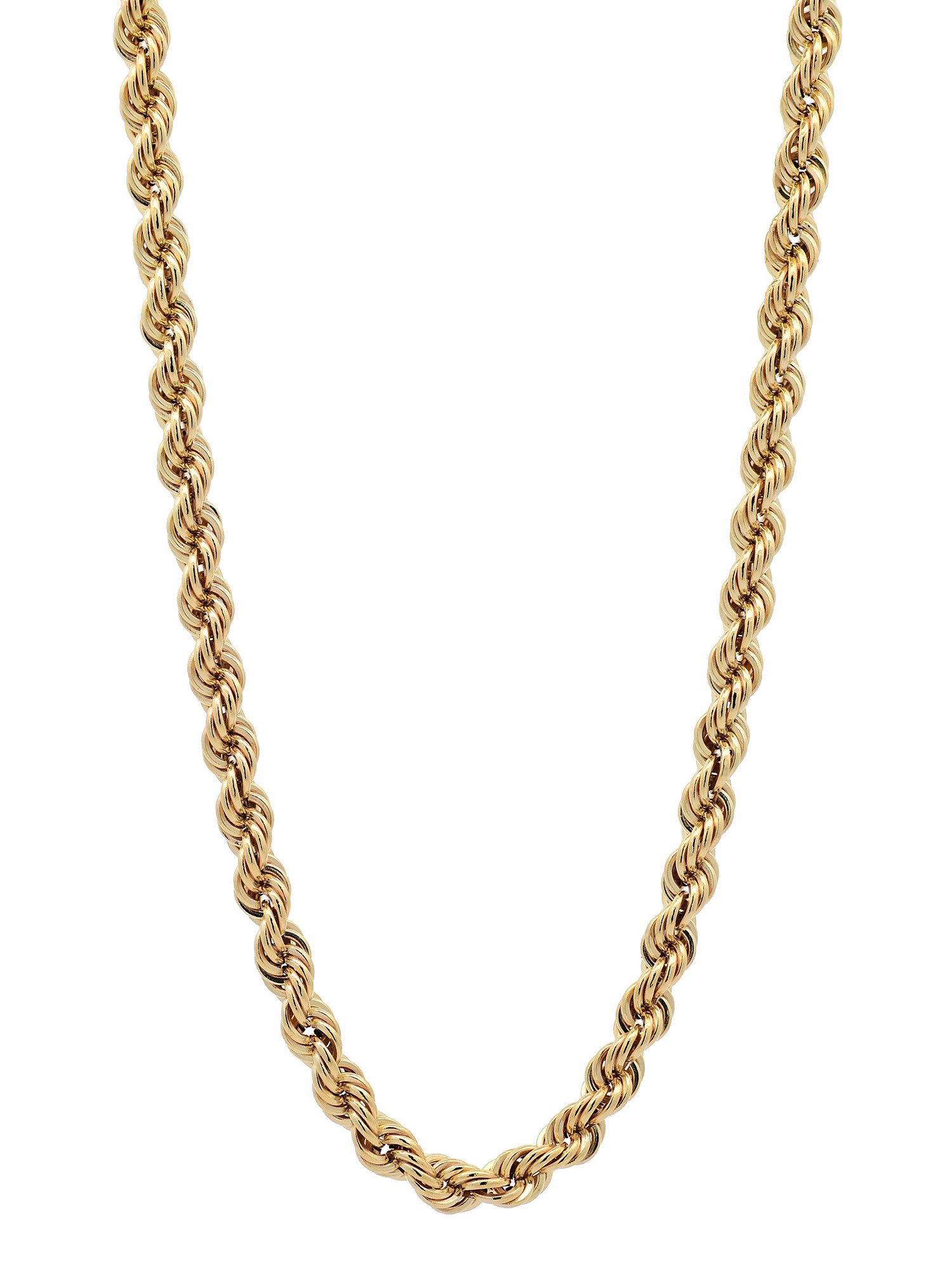 HOPLO Goldkette Goldkette Kordelkette Länge 19 cm - Breite 3,3 mm - 585-14 Karat Gold, Made in Germany – Bild 3 von 5
