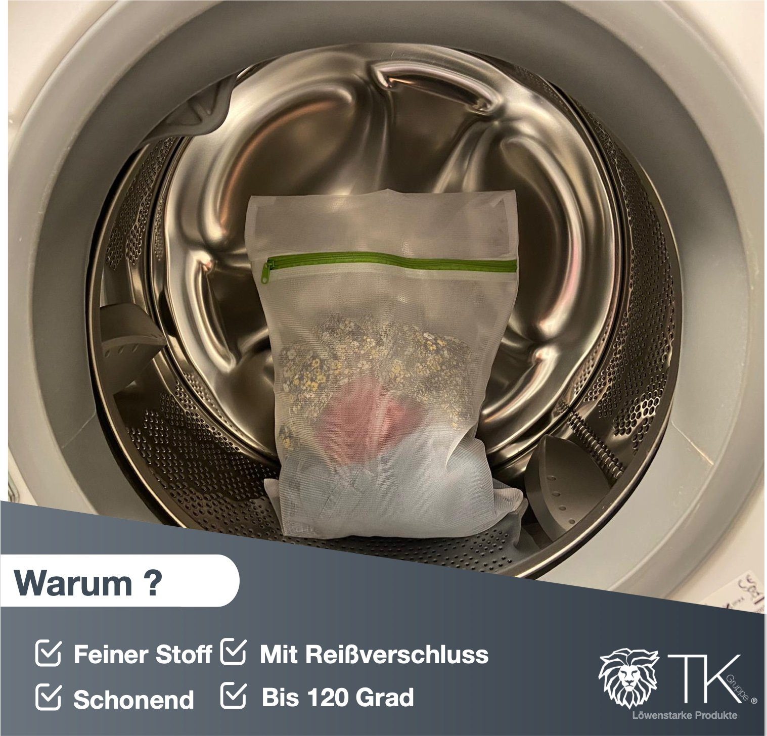 TK Gruppe Netz Wäschenetz 10x Set Waschmaschine Wäschenetz - - Wäschesack,(10-St) für