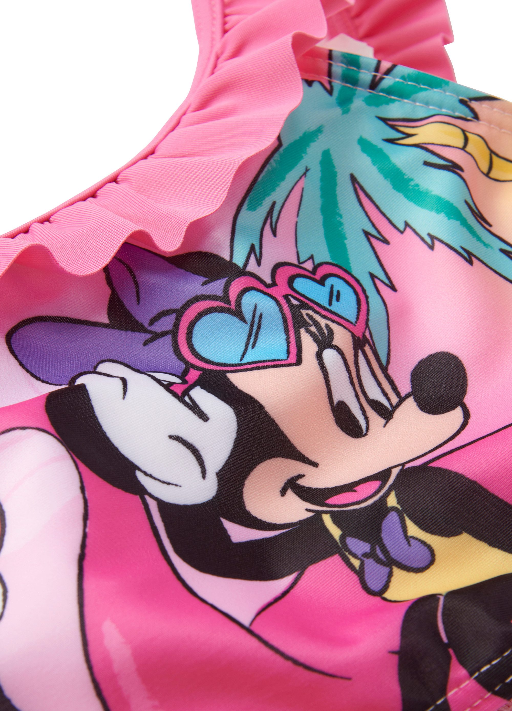United Labels® Bustier-Bikini Disney - Minnie Mouse mit Rüschen Zweiteiler