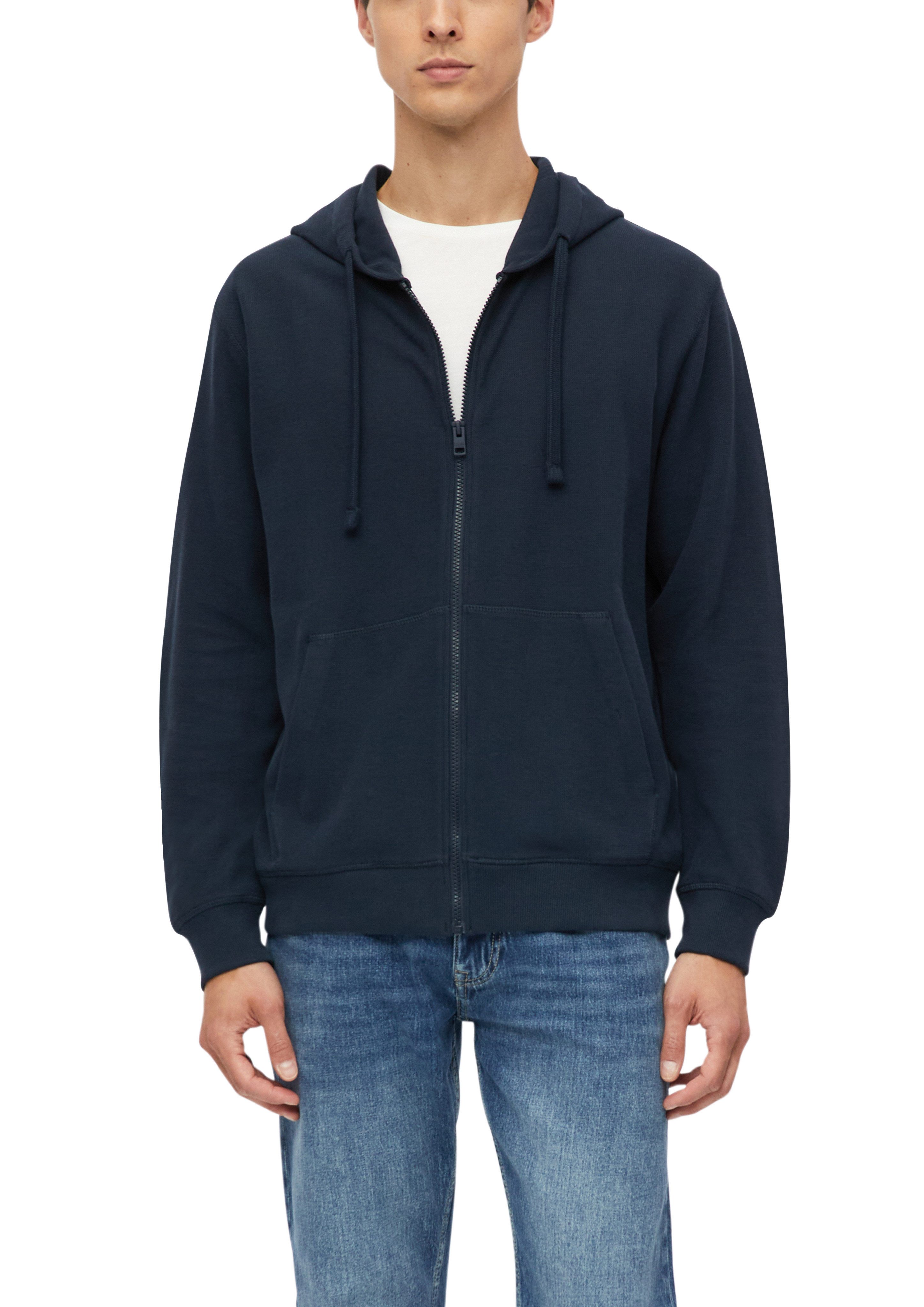 s.Oliver Kapuzensweatshirt in feiner Strick-Optik