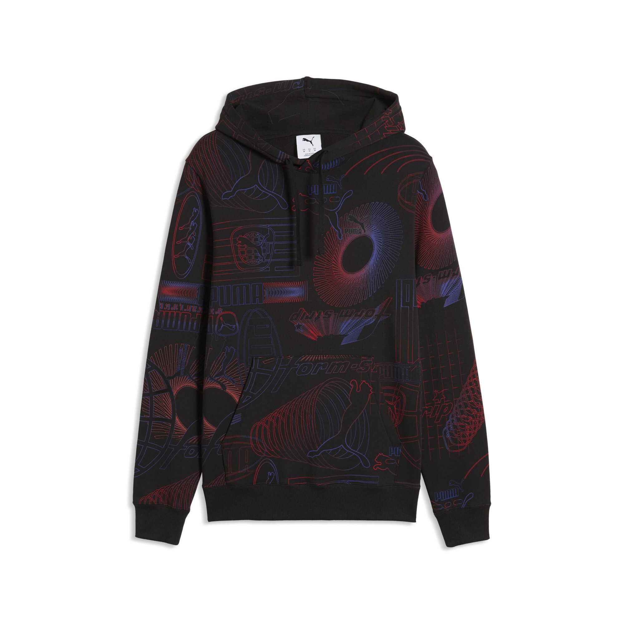 PUMA Hoodie Essentials Printed Graphic Hoodie Herren