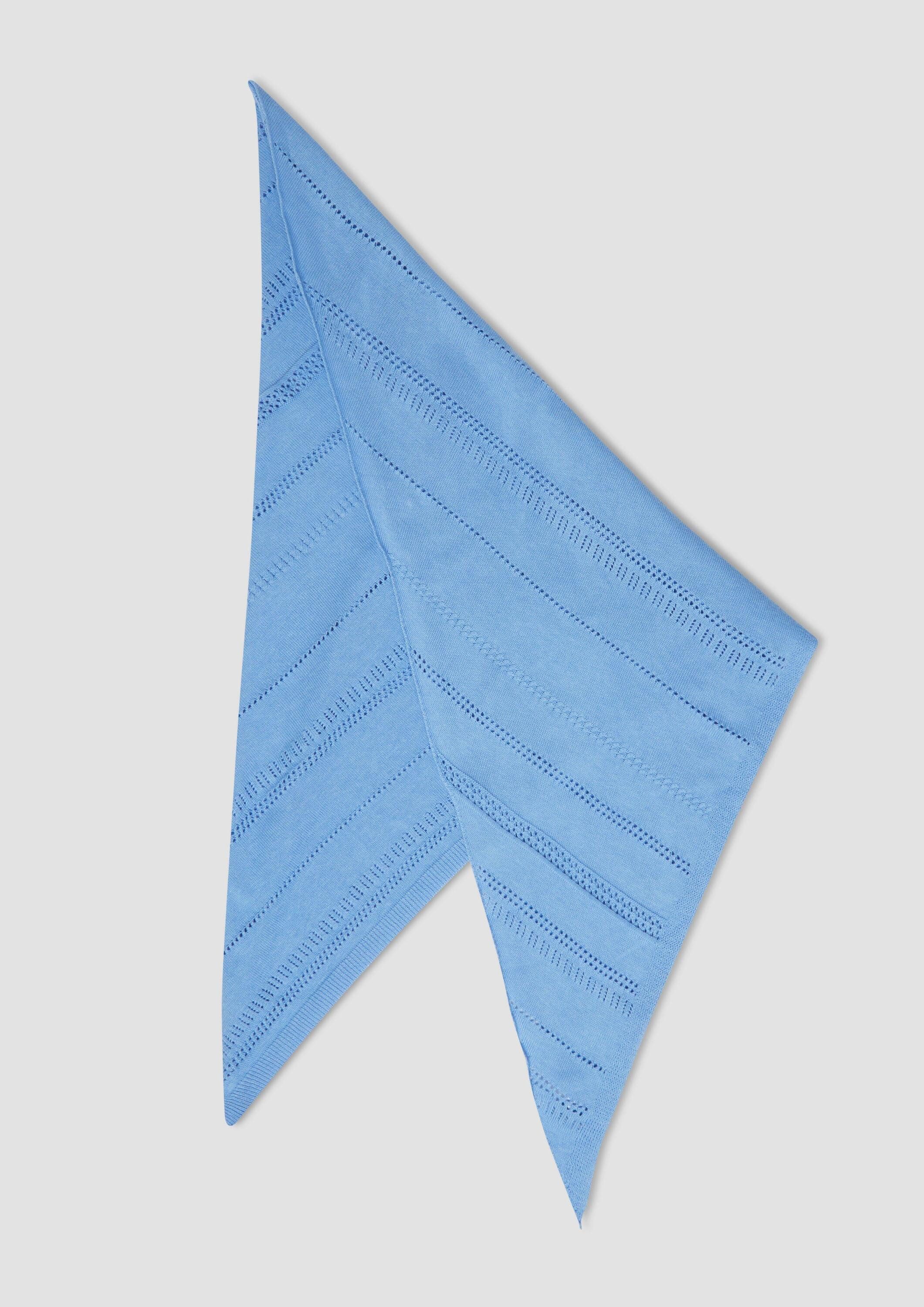 s.Oliver Schal Schal, Quadratischer Schal aus Baumwolle-Viskose-Mix mit Ornamentmuster