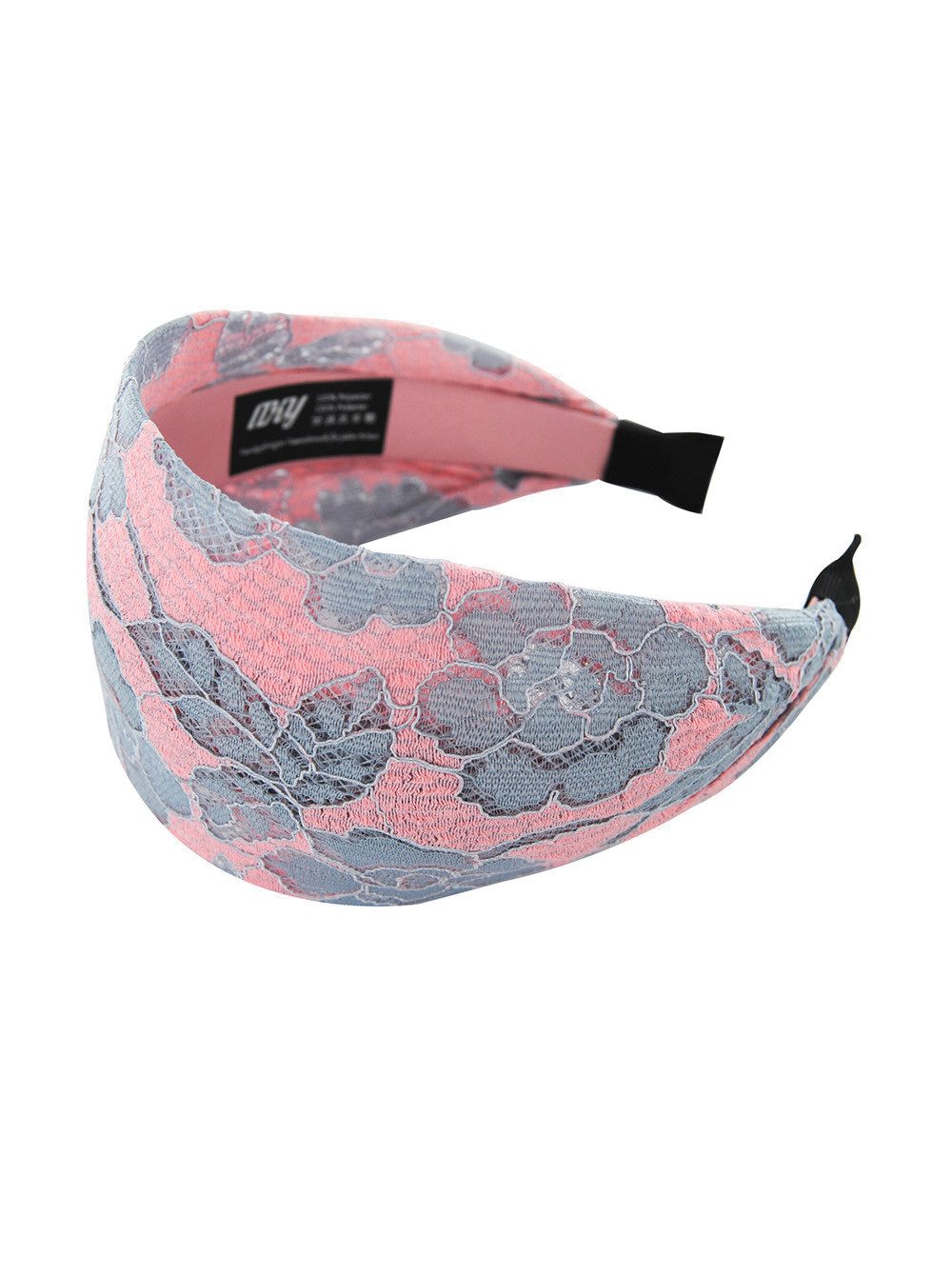 axy Haarreif Breiter Haarreif mit Rosenmuster, aus wunderschöner Spitzenstoff Haarband Haarreifen