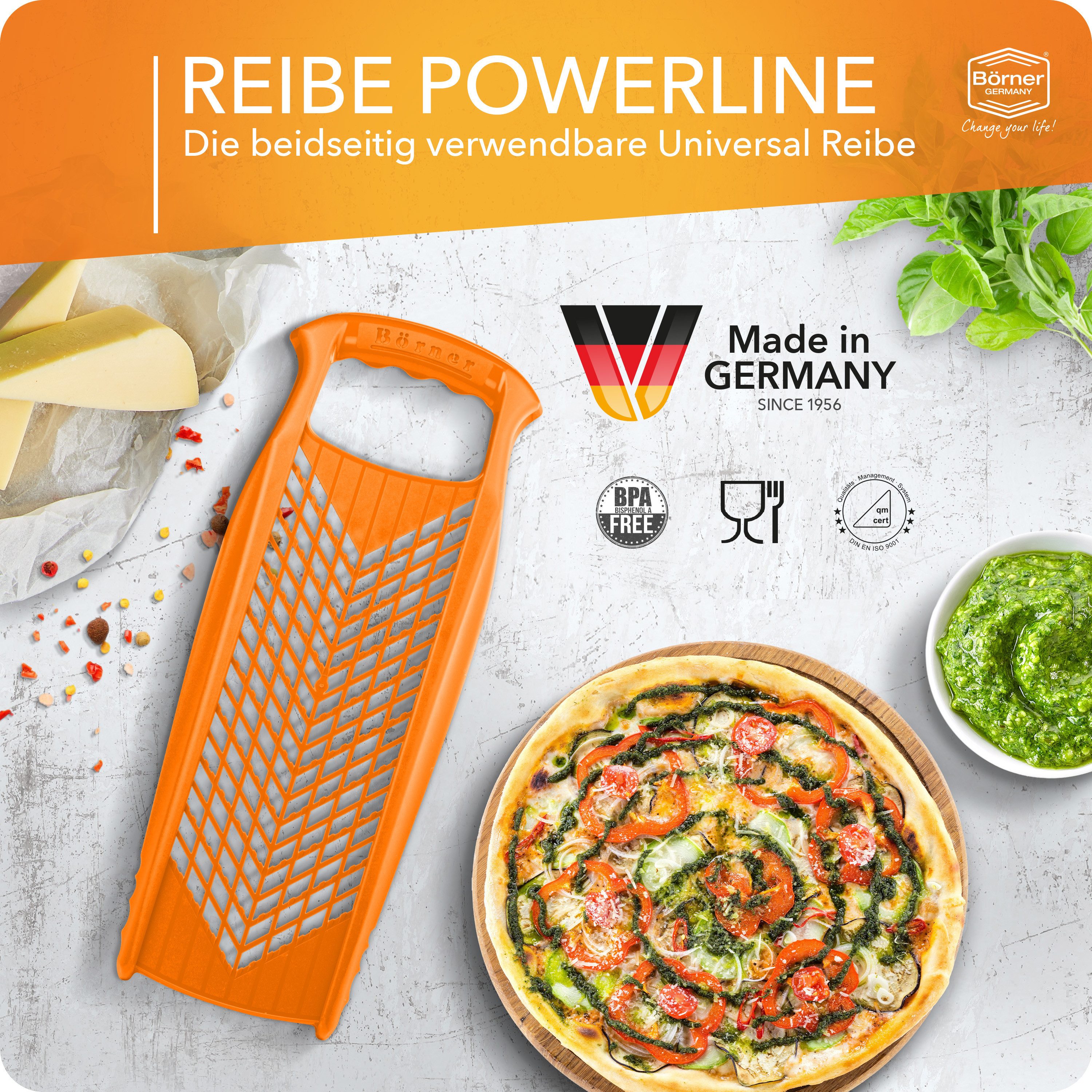 Börner Gemüseschneider Reibe PowerLine