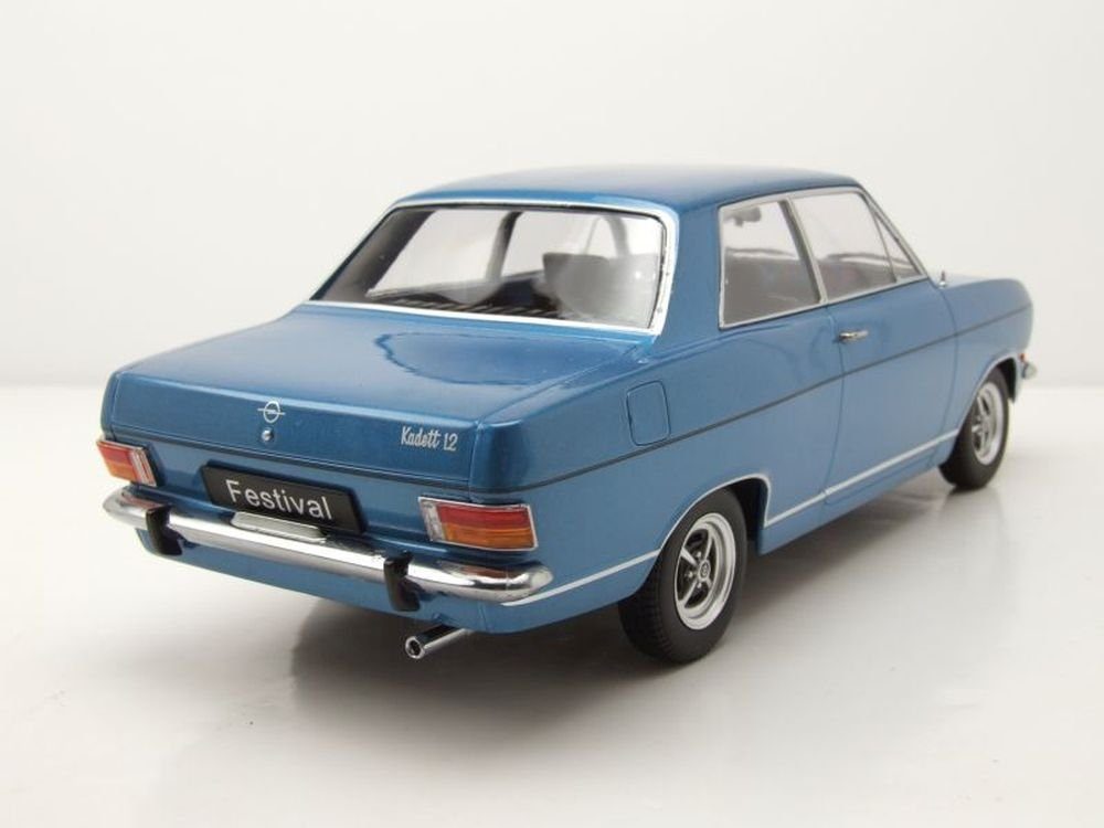 KK Scale Modellauto Opel Kadett B Festival 1973 blau metallic, Maßstab 1:18