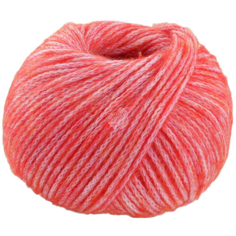 LANA GROSSA TWINNY Häkelwolle, 100 m (Voluminöses Kettengarn aus Merinofasern mit Flauscheffekt), 50 g