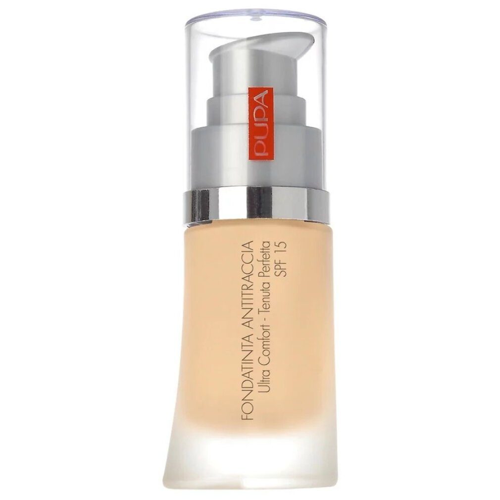 Pupa Foundation No Transfer Foundation SPF15 feuchtigkeitsspendende Foundation 02 30ml